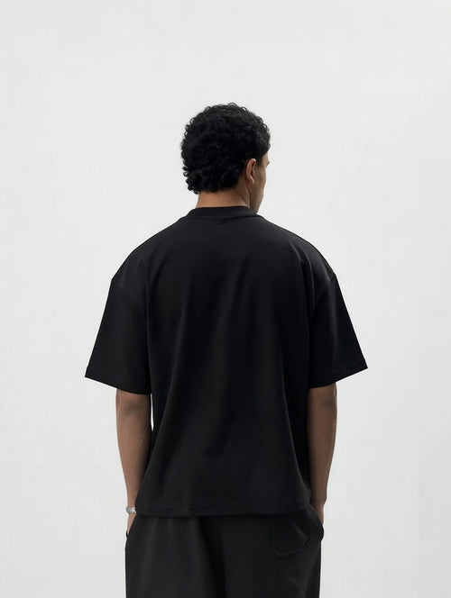 Black Basic Oversized t shirt