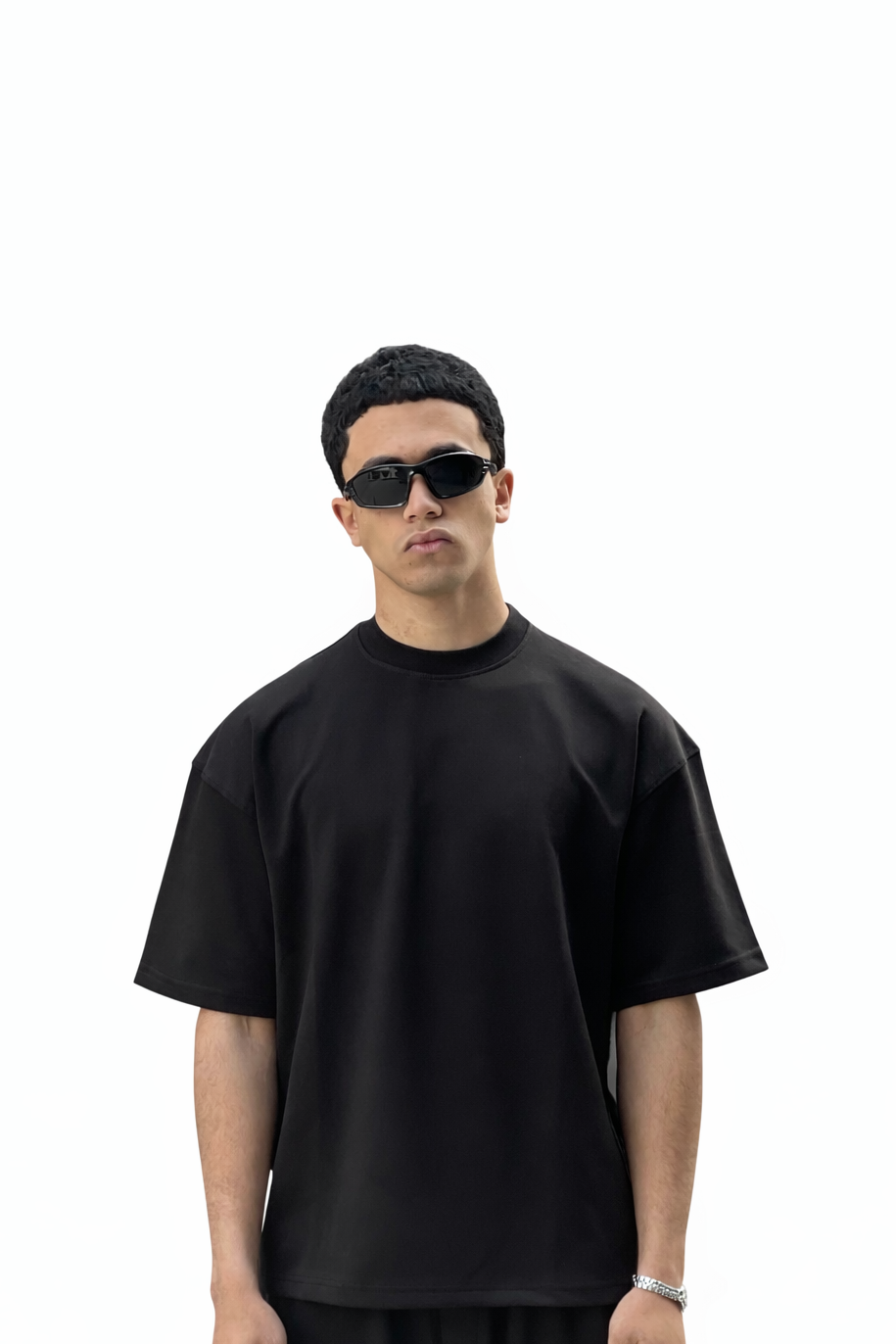 Black Basic Oversized t shirt